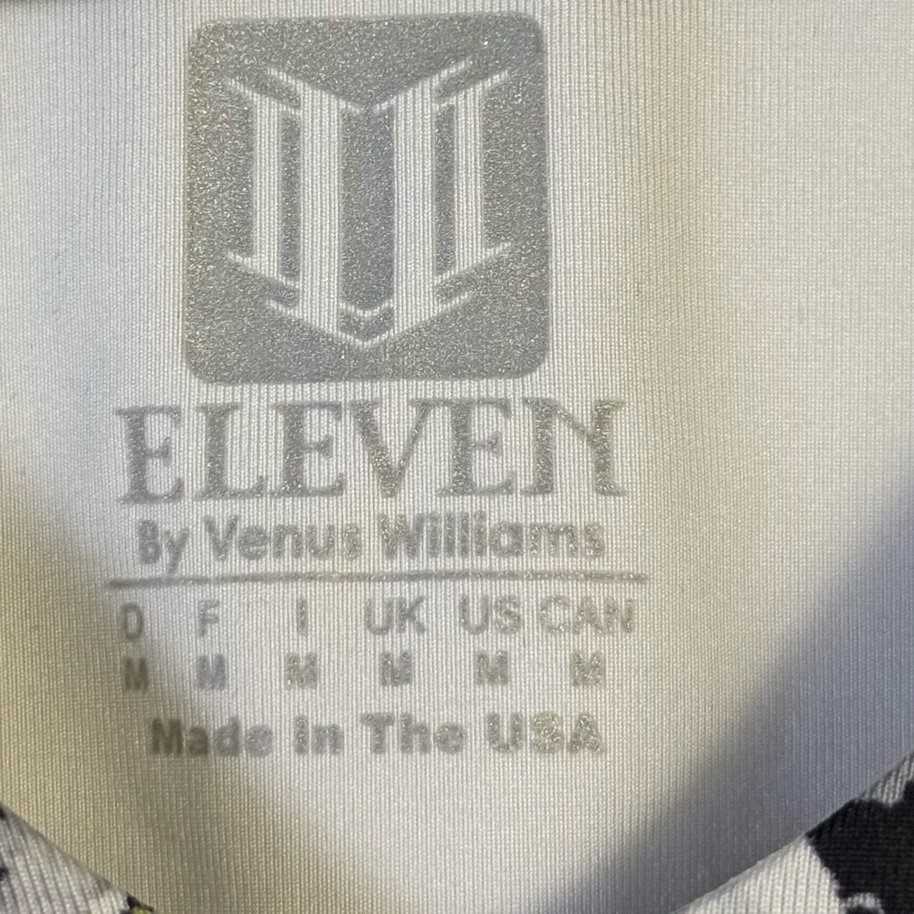 EleVen by Venus Williams Women's Floral Tank Top Yellow and Black Size M - Picture 3 of 5